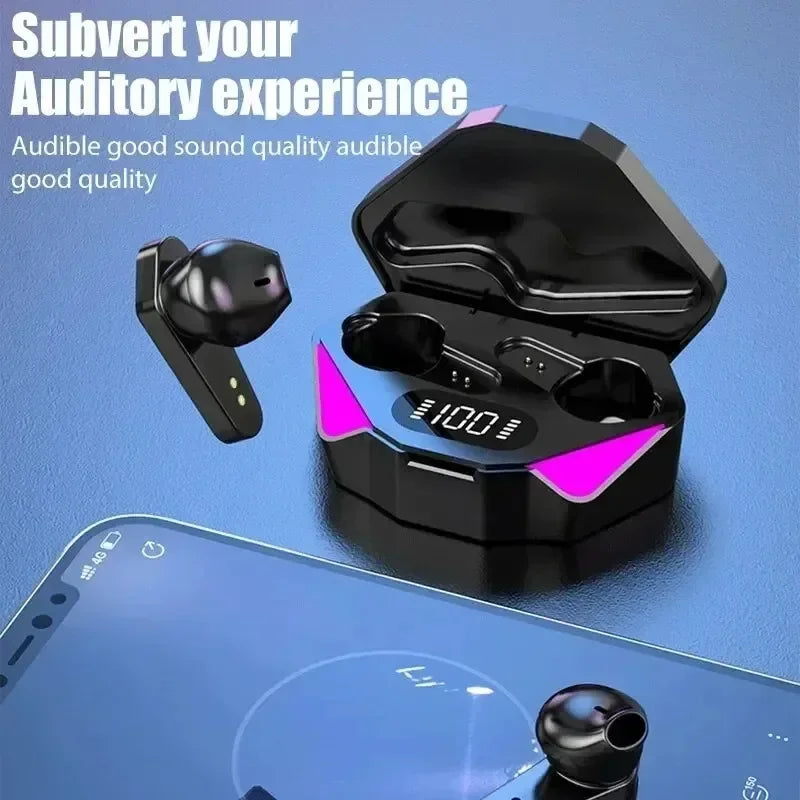 X15 TWS Gaming Earbuds Wireless Bluetooth Earphones With Mic Bass