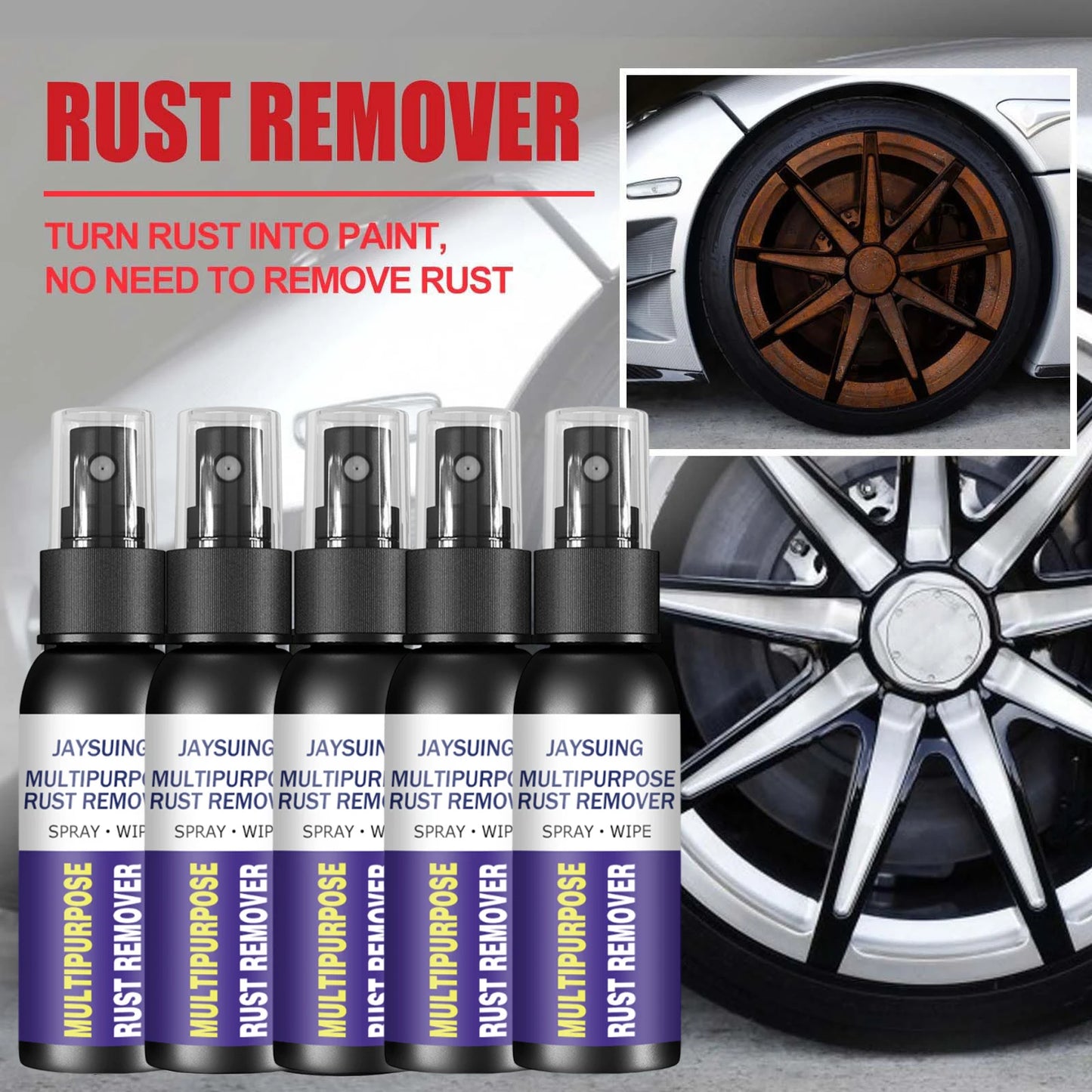50ml Metal Rust Remover Multifunctional Automotive Wheel Polishing And