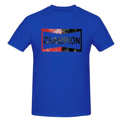 Champion Vintage Logo 100% Cotton T-shirt Men's Oversized T Shirts Men