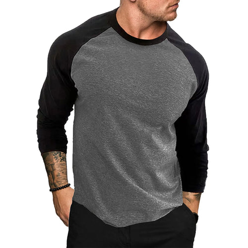 Polyester Long Sleevet-Shirts men Men S Fashionable Casual Comfortable