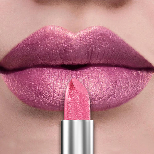 21Colors Bold & Intense Glitter Shiny Metallic Lipstick Pearlescent