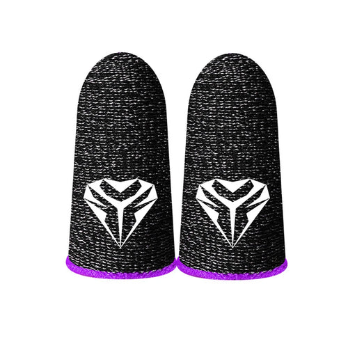 2 Pair Finger Cots Gaming Fingertips Cover Breathable Sweatproof
