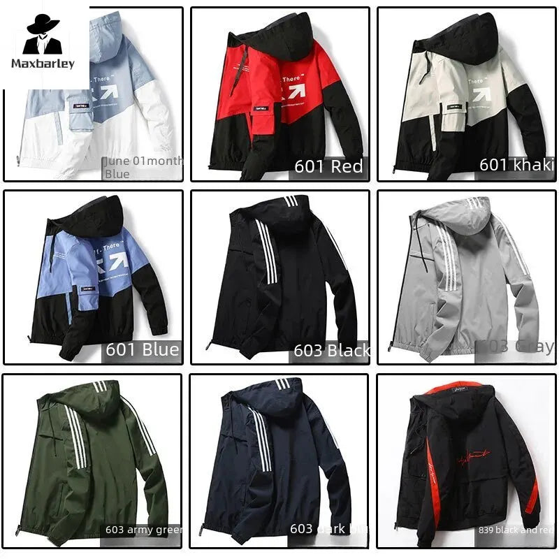 Men's Coat Casual Korean Style Spring Fashionable Thin Topmen's Jacket