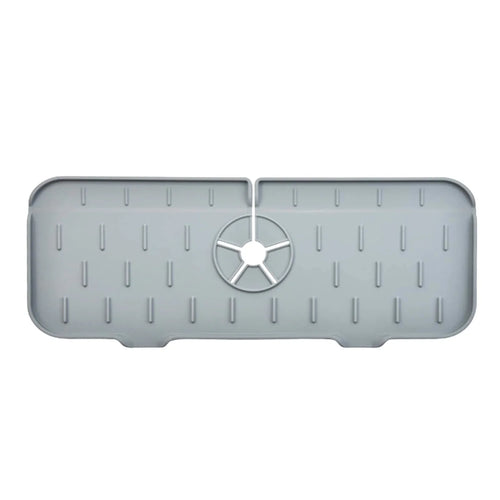 Kitchen Silicone Faucet Absorbent Mat Sink Splash Catcher Countertop