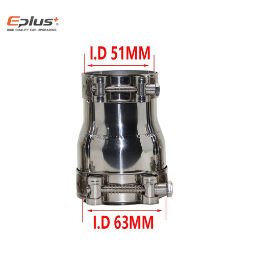39MM-54MM Universal Stainless Steel Reducer Adapter Motorcycle Car