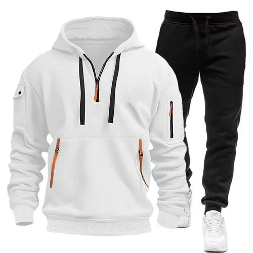 2024 Fashion Sportswear Plus Pants Sweatshirts Fleece Zipper Casual