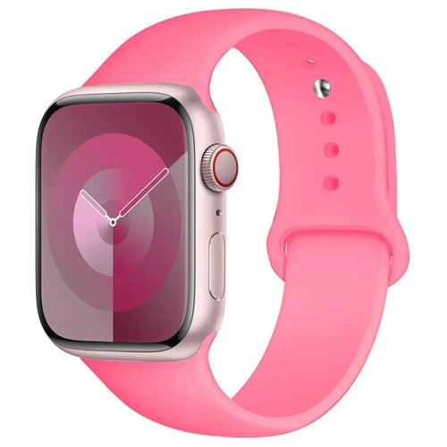 Silicone Band For Apple Watch strap 44mm 45mm 40mm 41mm 42-38mm 45 mm