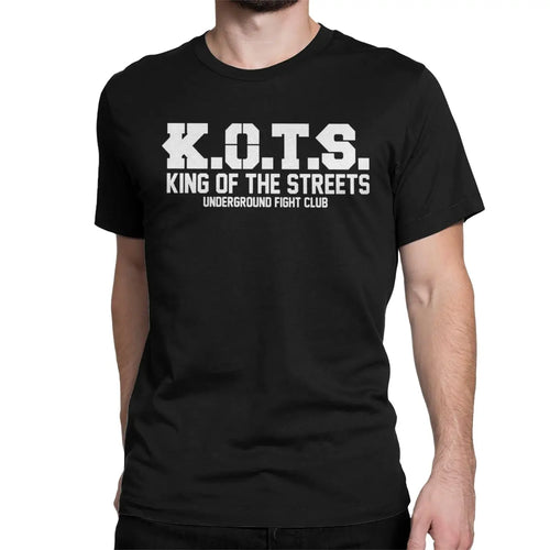 KING OF THE STREETS K.O.T.S. Fight Club T-Shirt Men Women 100% Cotton