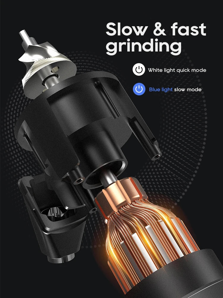 HiBREW G5 48mm Conical Burr Electric Coffee Grinder Compact Portable