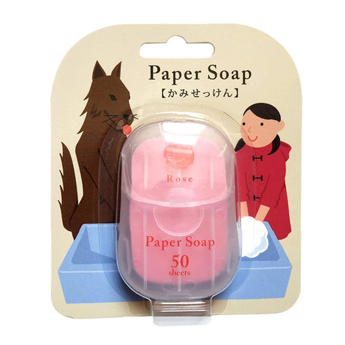 Box Disposable Soap Paper Travel Soap Paper Washing Hand Bath Clean