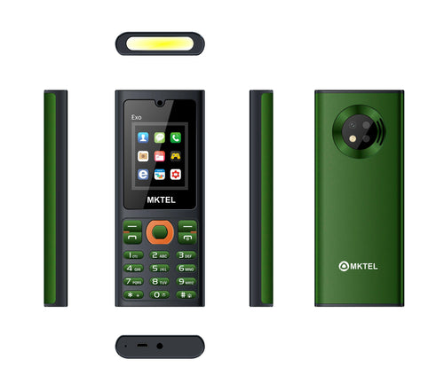 MKTEL EXO Feature Phone Senior Mobile Phone Dual SIM Dual Standby