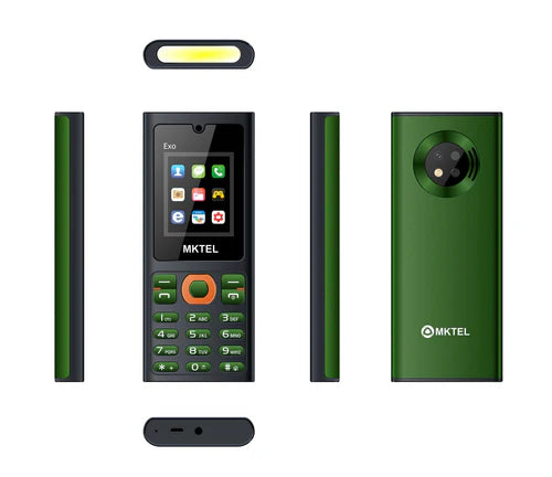 MKTEL EXO Feature Phone Senior Mobile Phone Dual SIM Dual Standby
