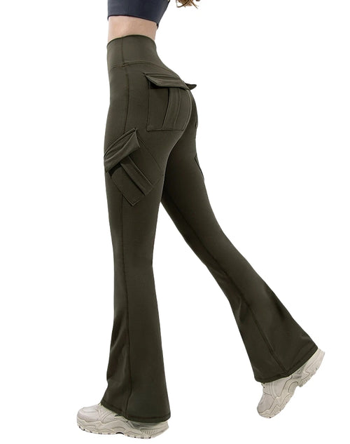 Newest Women Wide Leg High Stretch Yoga Leggings Naked Feeling