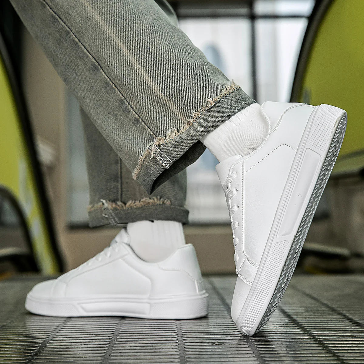 PU Leather Men Shoes Sneakers Trend Casual Shoes Leisure Male Sneakers