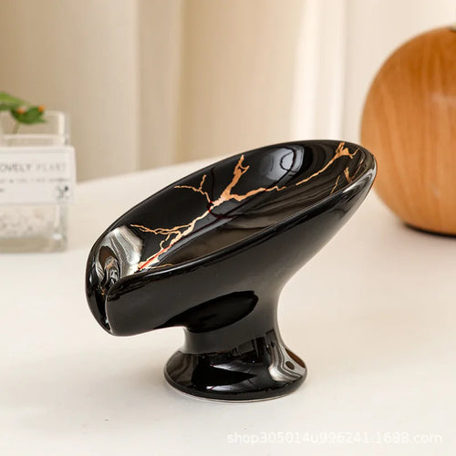 New 1 ceramic Leay shower soap holder, bathroom and kitchen supplies