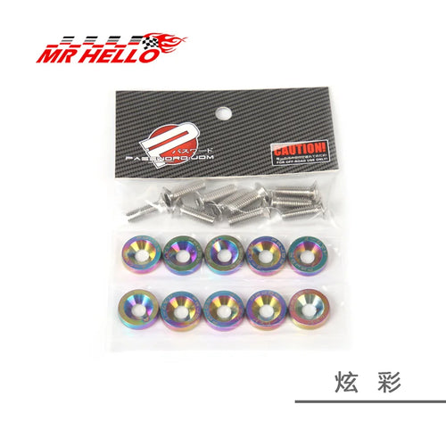 Improved Automotive Hexagonal Fasteners, Mudguard Washers, Bumper