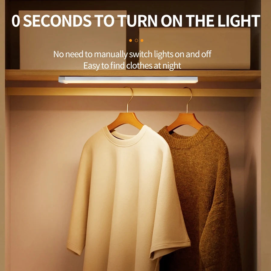 Smart Motion Sensor Night Light Wireless Rechargeable Led Night Lights