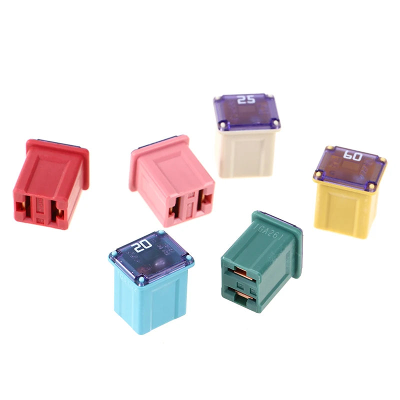 Square Fuse 20A 25A 30A 40A 50A PEC Automotive Car Fuse Tube