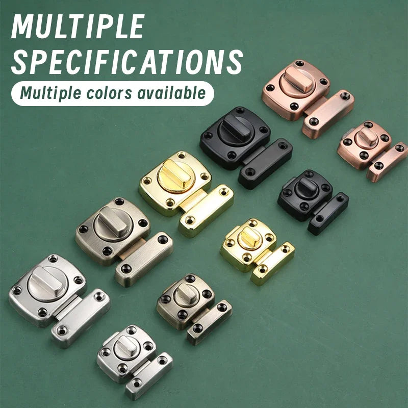 1pc Home Security Latch Rotate Bolt Latch Gate Latches Door Slide Lock