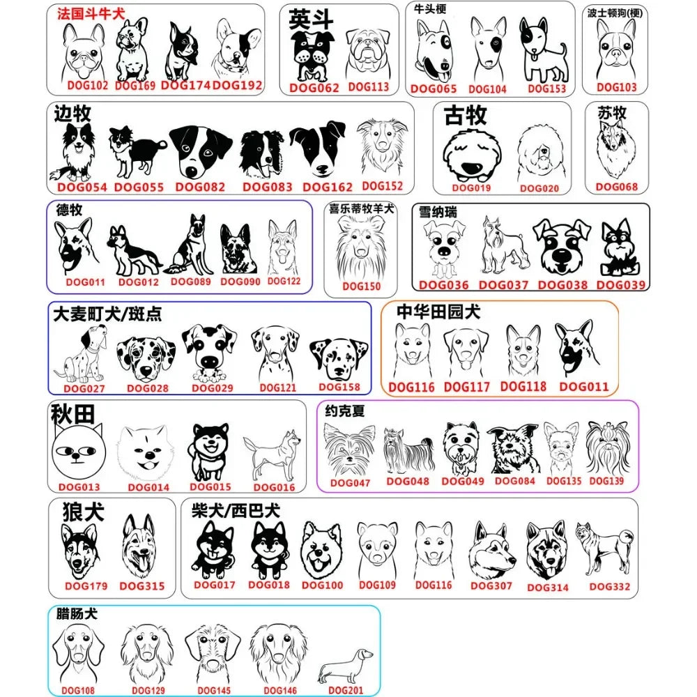 2pcs/lot Pet Dog Cat ID Name Tag Identification Pet Collar Kitten