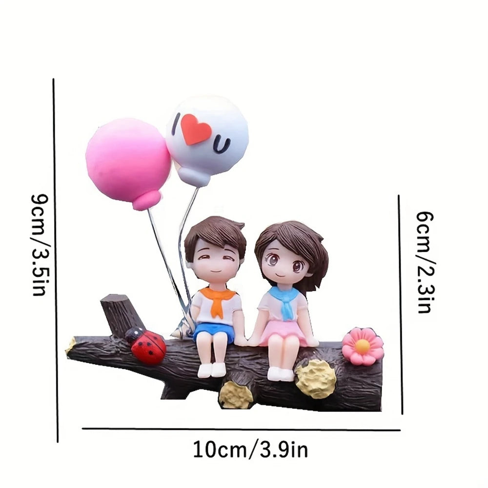 1pc New Tree Branch Couple Car Decoration Creative Car Decoration