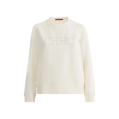 CHCH Women's Hoodie 2024 New Simple Pearl Embroidered Top Women's