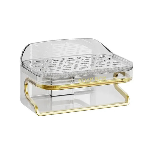 Elegant Soap Holder With Self-Adhesive, Wall-Mounted, No Drilling,No