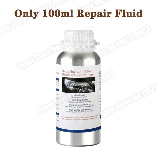 Car Headlight Polish Restoration Kit Automotive Headlight Care Tool