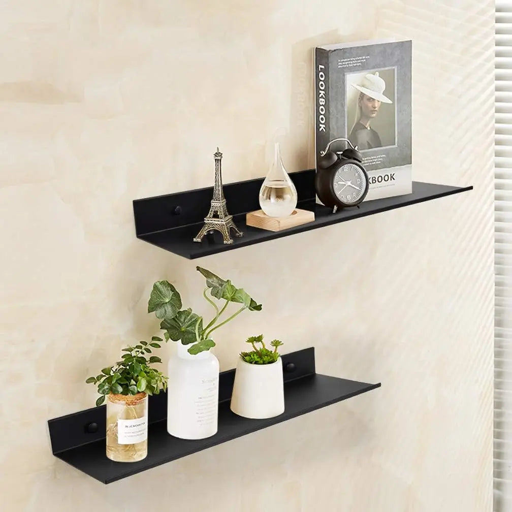 Floating Bathroom Shelves Without Drilling Storage Wall Rack Home