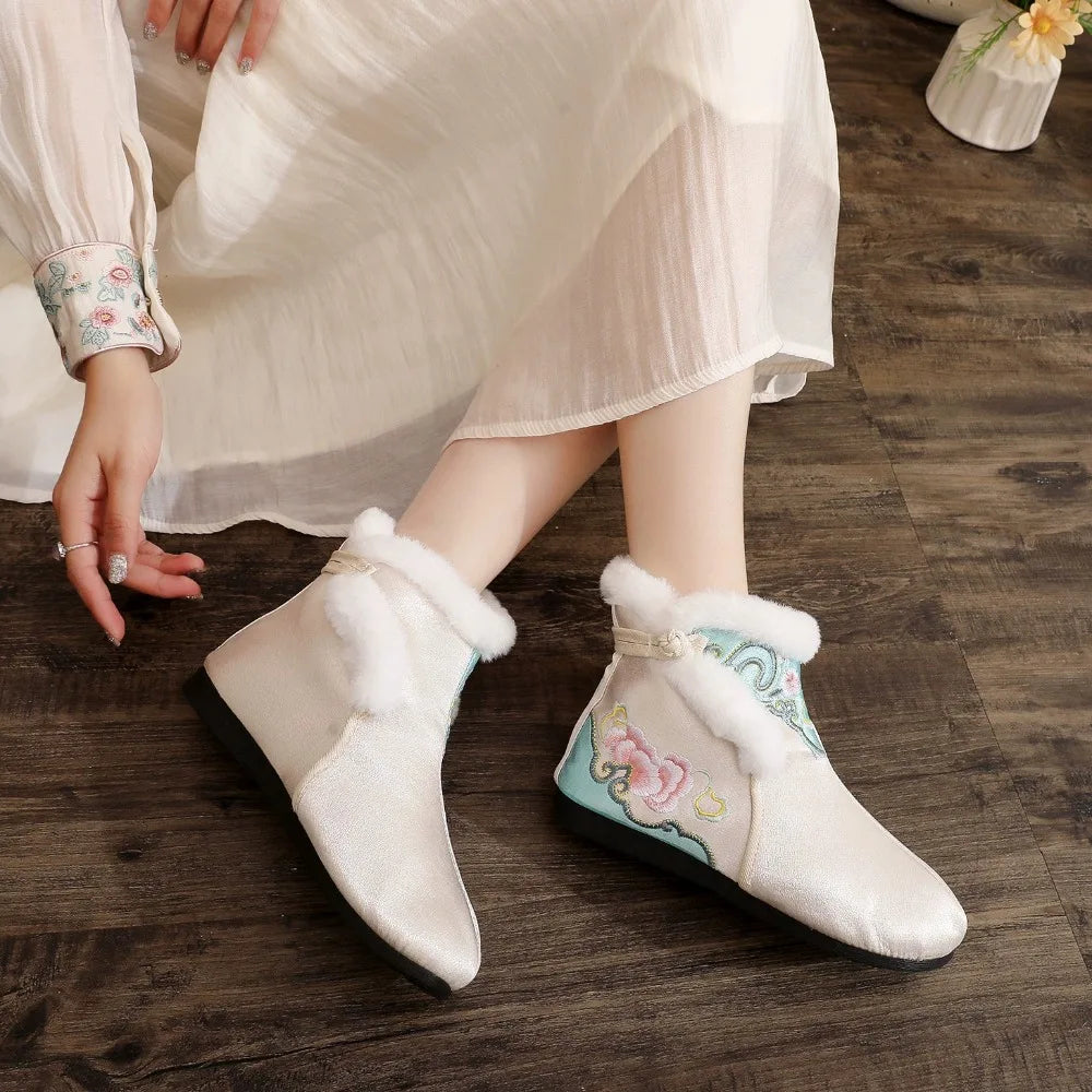 Cotton Shoes Woman Botines Casual Women Shoes Winter Thick Boots Warm Botas Mujer Fashion Ladies Boots Zapatos Botas De Nieve