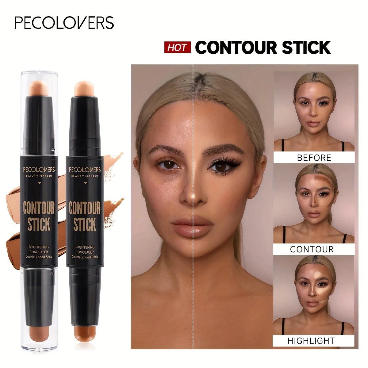 Face Concealer Contouring For Face Bronzer Beauty Contour Makeup Base
