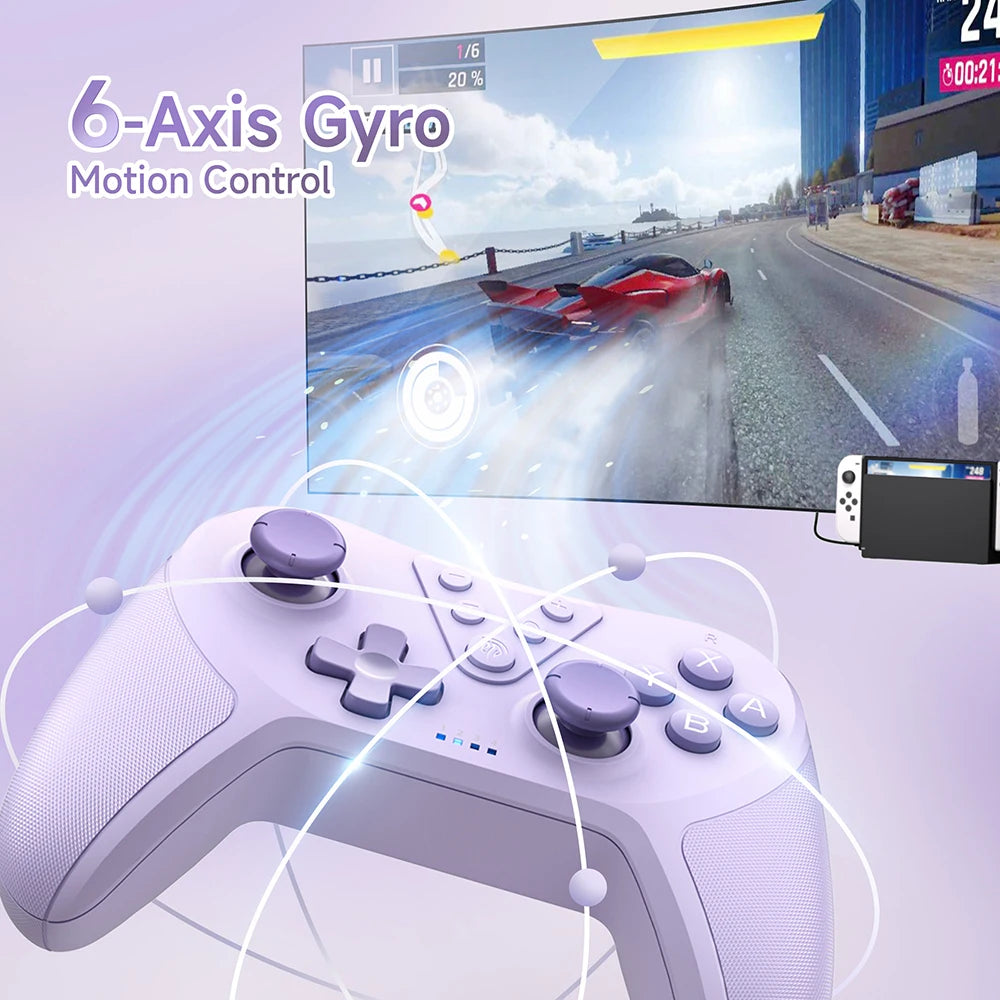 EasySMX T37 Wireless Gamepad, Bluetooth Gaming Controller for Nintendo
