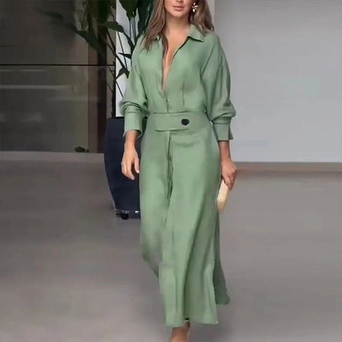 Women Dress 2024 Autumn New Fashion Elegant Long Sleeve Leisure Time