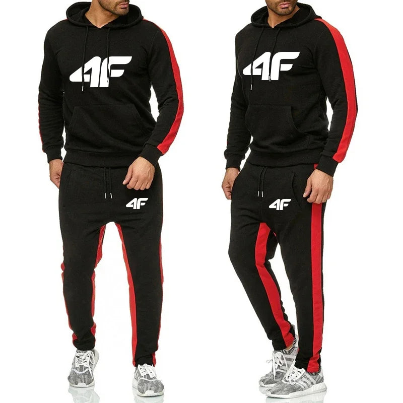 Casual Hot Sales Men Two Piece Outdoors Men's Tracksuit Set and Single
