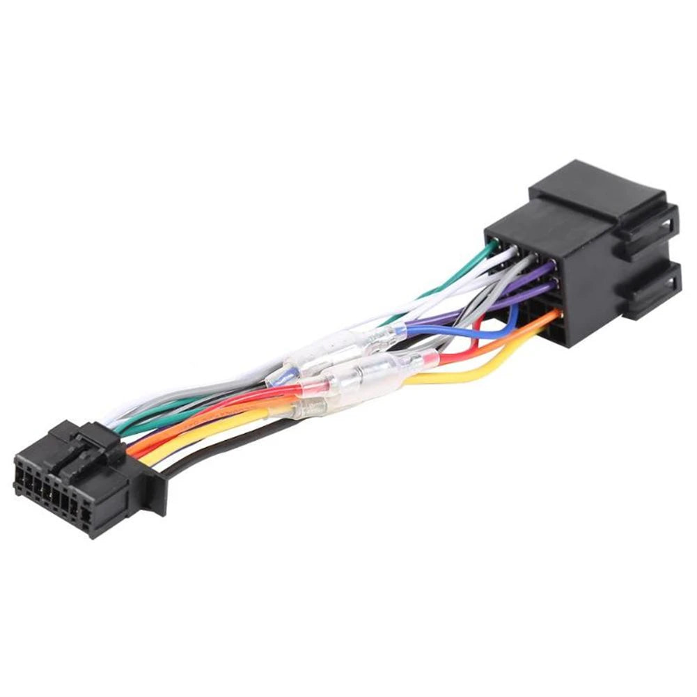 16 Pin ISO Wiring Harness Connector Adaptor Car Stereo Radio For
