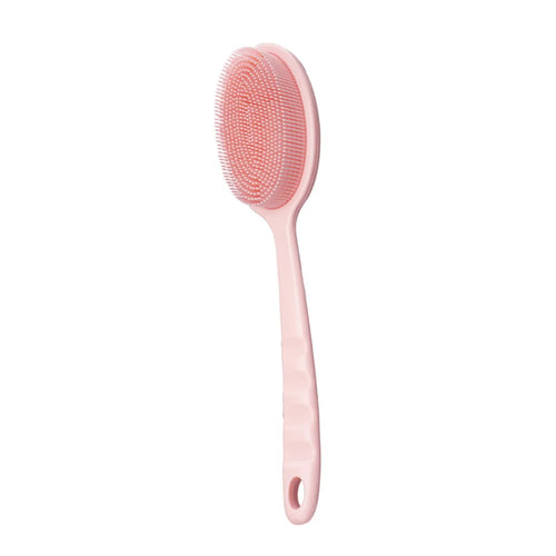 Bath Soft Back Brush Bath Shower Sponge Scrubbing Brush with Handle