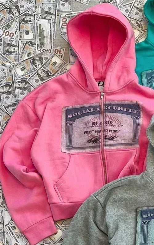 Y2K retro autumn hoodies for men and women printed personalized