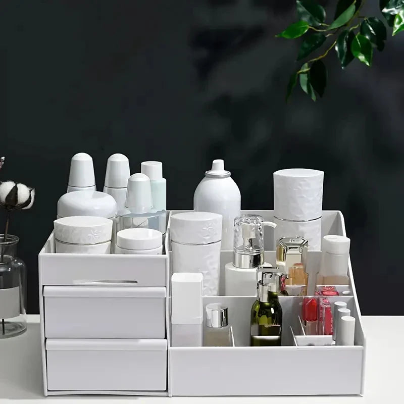 Drawer Style Cosmetic Storage Box, Desktop Dressing Table, Lipstick