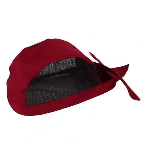 Adult Adjustable Chef Hat Mesh Kitchen Cooking Hat Restaurant Chef