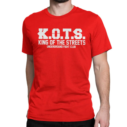 KING OF THE STREETS K.O.T.S. Fight Club T-Shirt Men Women 100% Cotton