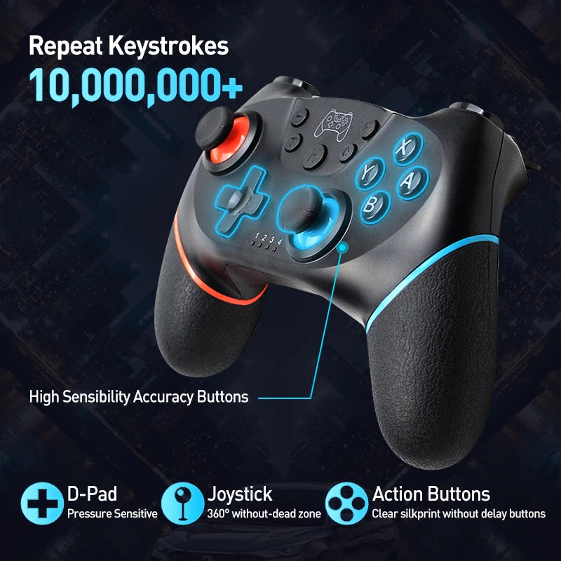 Wireless Bluetooth for Nintendo Switch & OLED Lite PC Controller