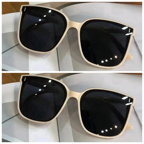 Fashion Korean Personality Ins Trend Black Square Frame UV400