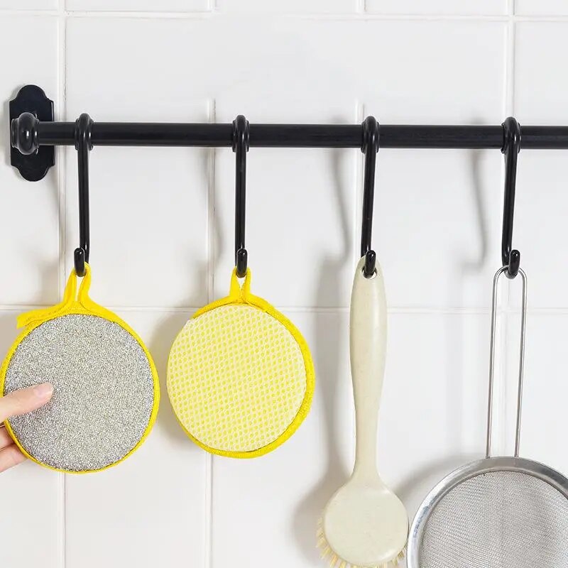 10/5/3PCS Double Side Dishwashing Sponge Dish Washing Brush Pan Pot