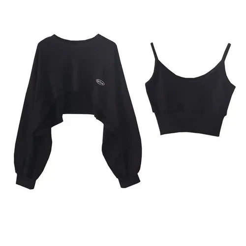 New Women Solid Color O-neck Long Sleeve Hoodie Sweatshirt Fashion