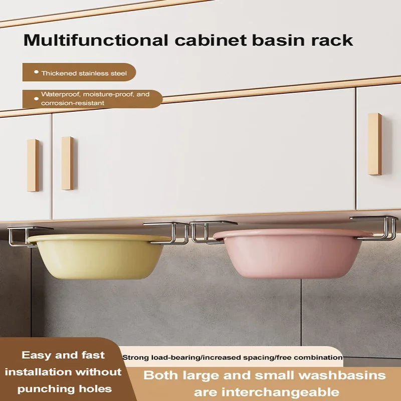 Kitchen Sponges Holder Stainless Steel Sink Sponges Drain Drying Rack