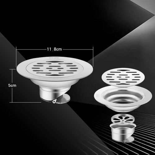 304 Stainless steel Floor Drains Anti-odor Drainer Shower Strainer