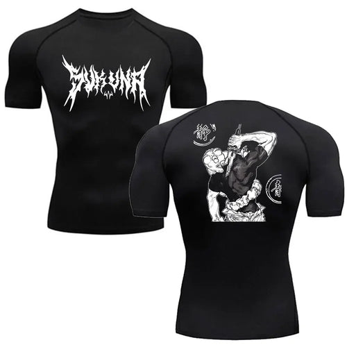 Men's Summer Fitness Gym Sports Running T-Shirt New Hot Selling Anime