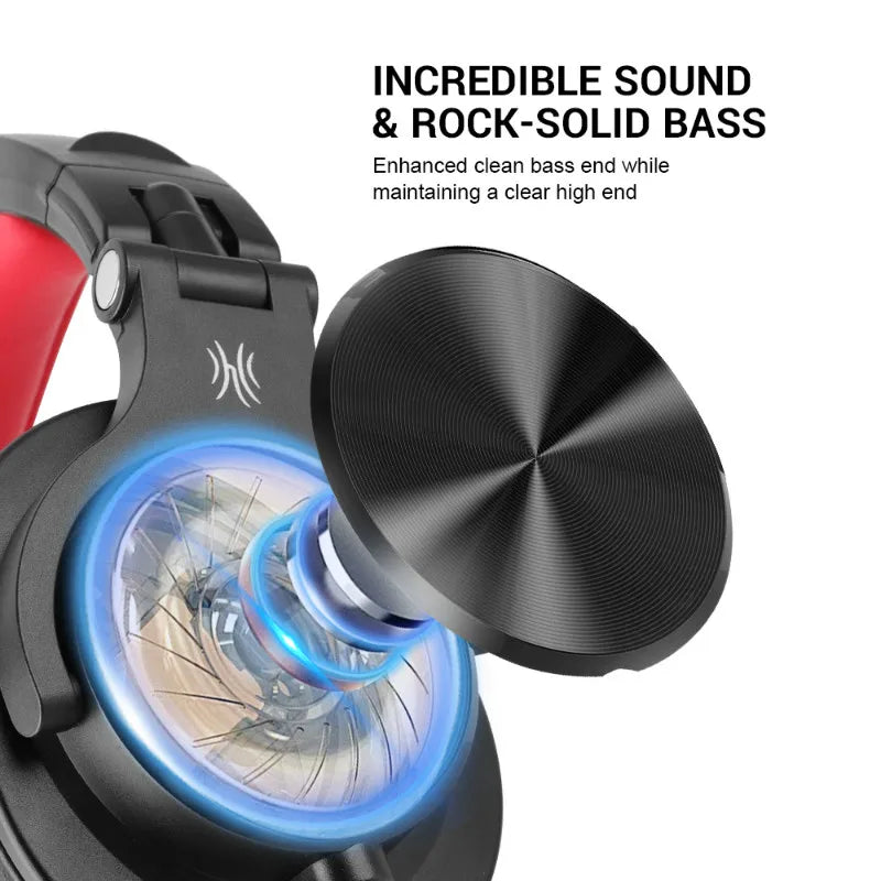 Oneodio Wired Over Ear Headphone With Mic Studio DJ Headphones