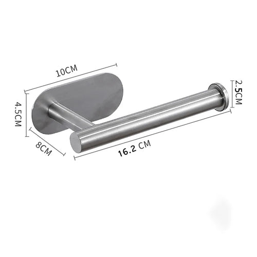 Stainless Steel Paper Towel Holder for Bathroom Kitchen No Punch Wall