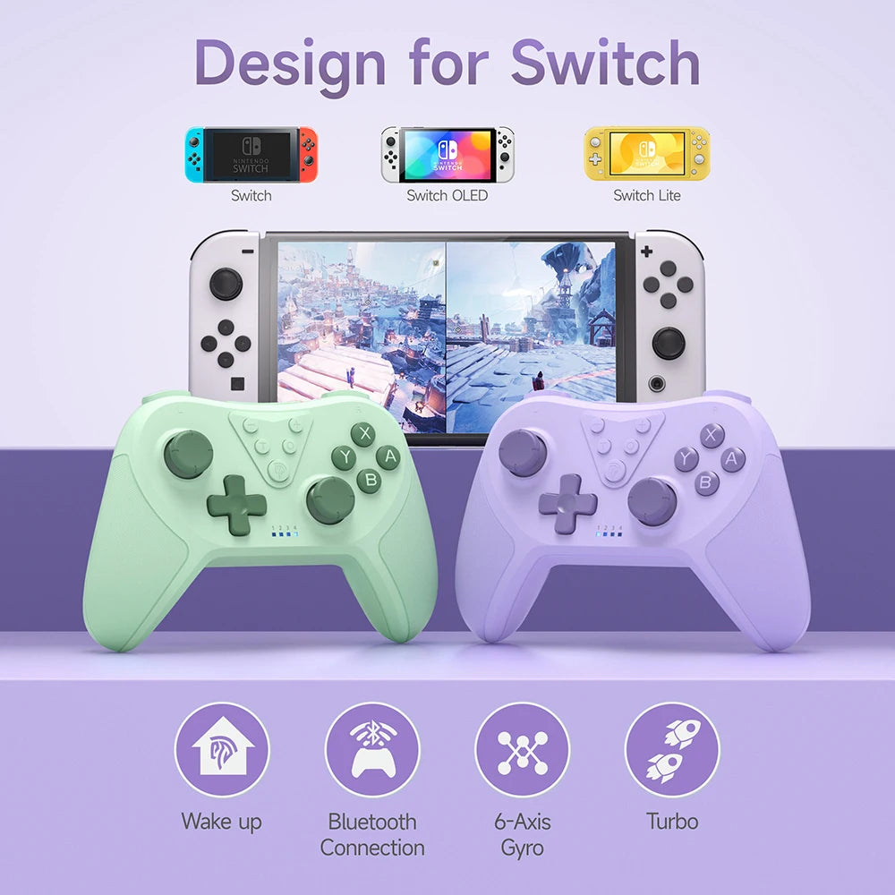 EasySMX T37 Wireless Gamepad, Bluetooth Gaming Controller for Nintendo